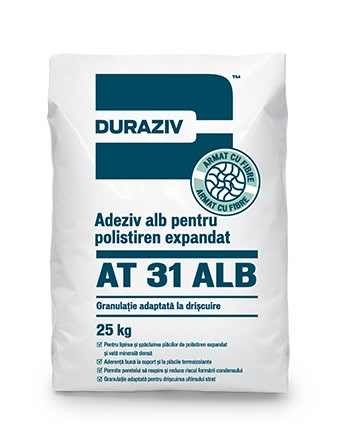 Adeziv polistiren / vata minerala Duraziv AT31, 25 kg, alb