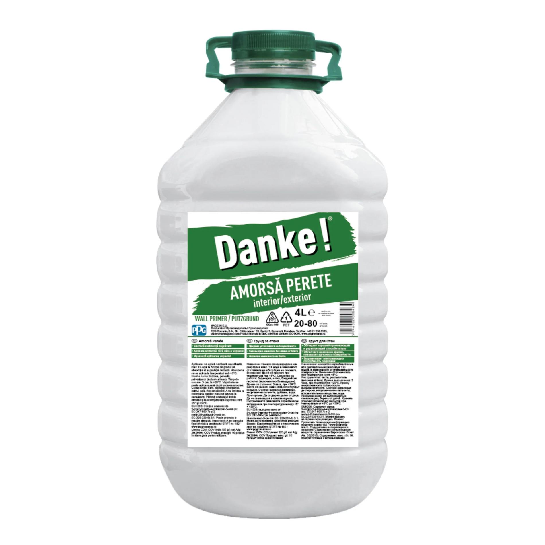 Amorsa Danke, ambalare 4 L
