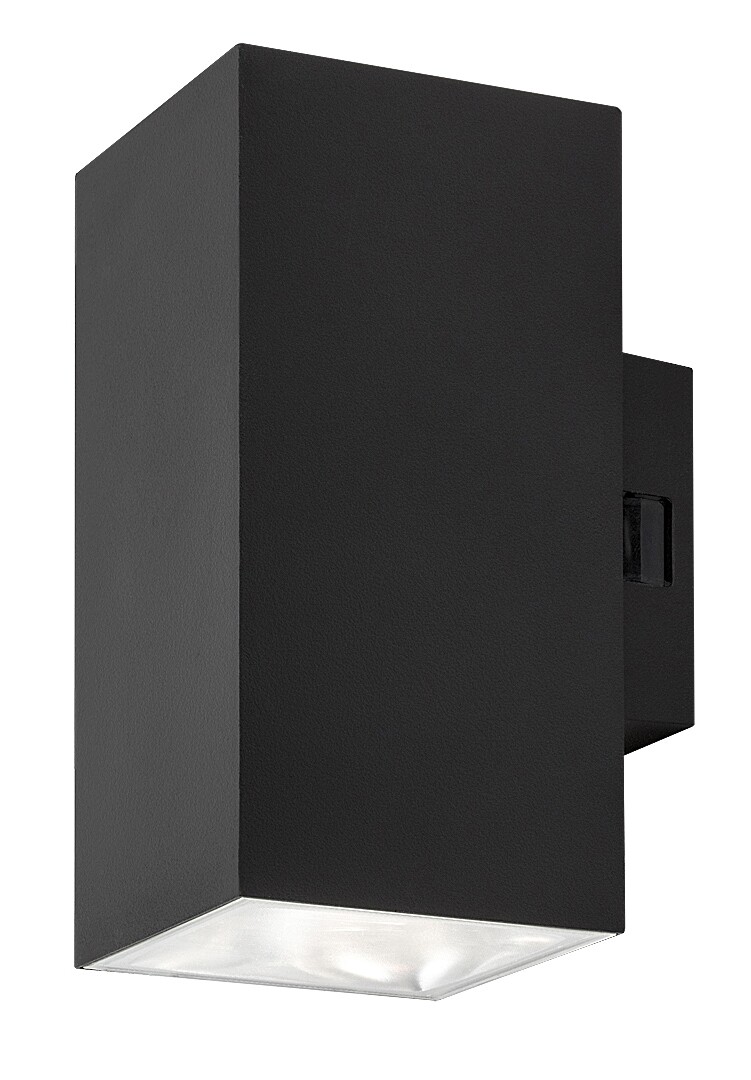 Exterior - Aplica exterior LED URFA PATRAT NEGRU 18W 77157 Rabalux, olint.ro