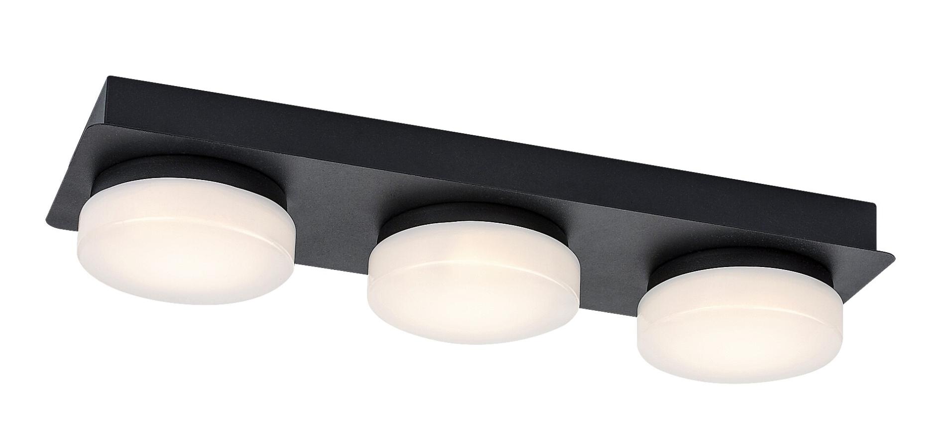 Interior - Aplica LED pentru baie Attichus L43, Rabalux 75003, putere 18 W, culoare neagra, olint.ro