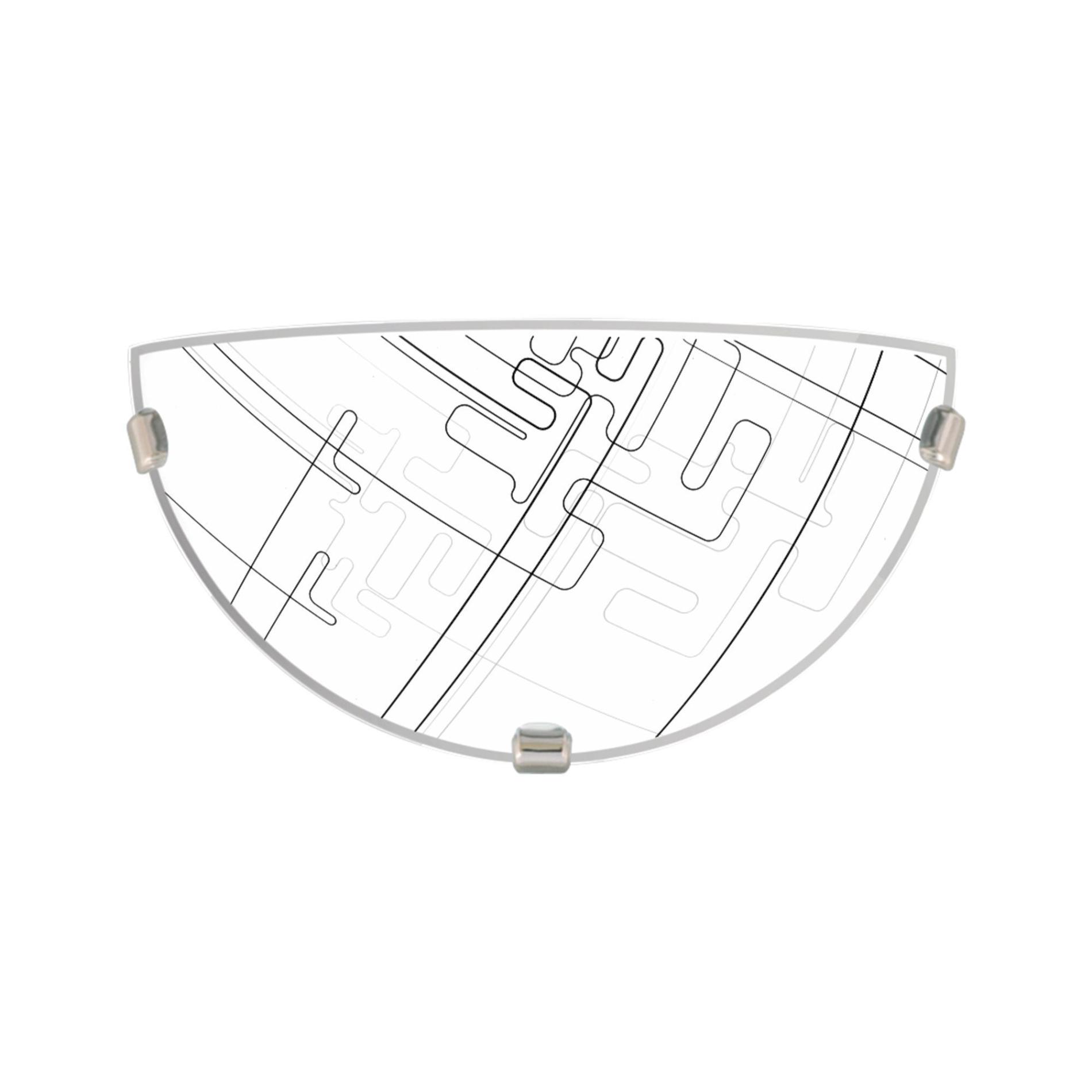 Interior - Aplica Tetrix &frac12;, dulie 1 x E27, Klausen LY6071, olint.ro