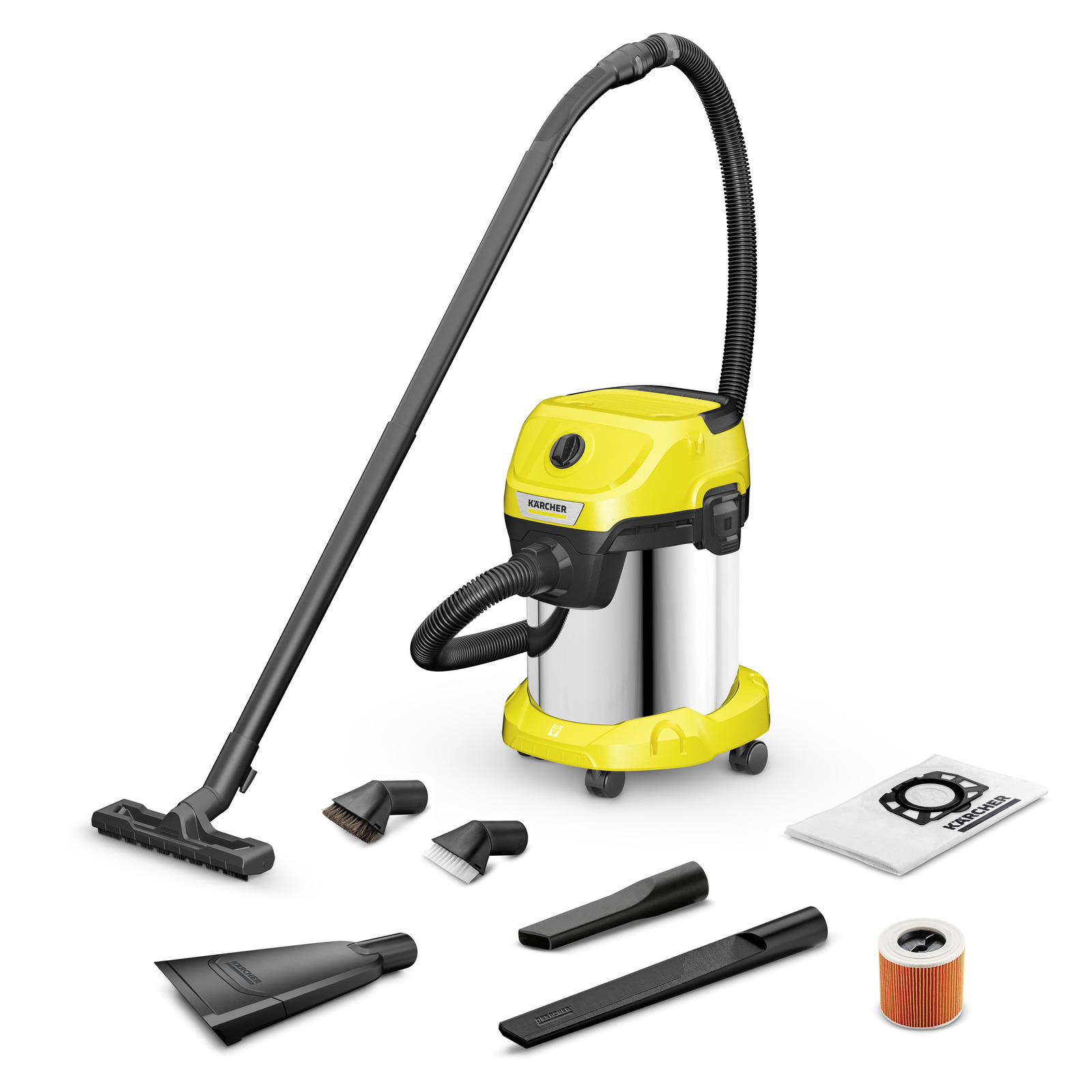 Curatare - Aspirator umed-uscat Karcher WD 3 SV Car, putere 1000 W, 17 l, olint.ro