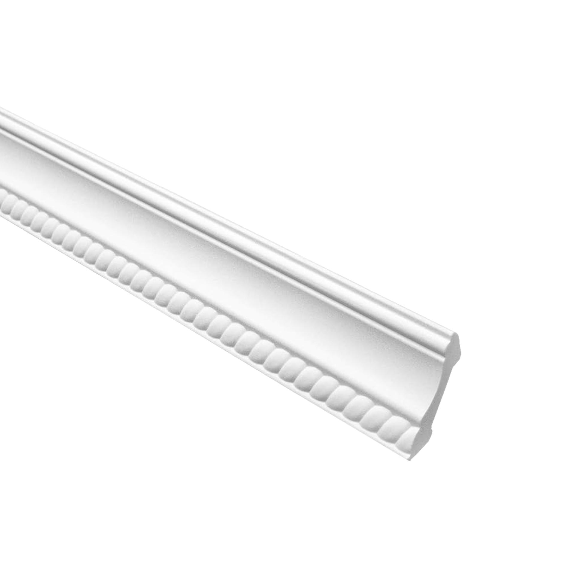 Baghete - Bagheta decorativa Marbet din polistiren B-7  53x53x2000 mm lungime 200x7.5 cm culoare alba, olint.ro
