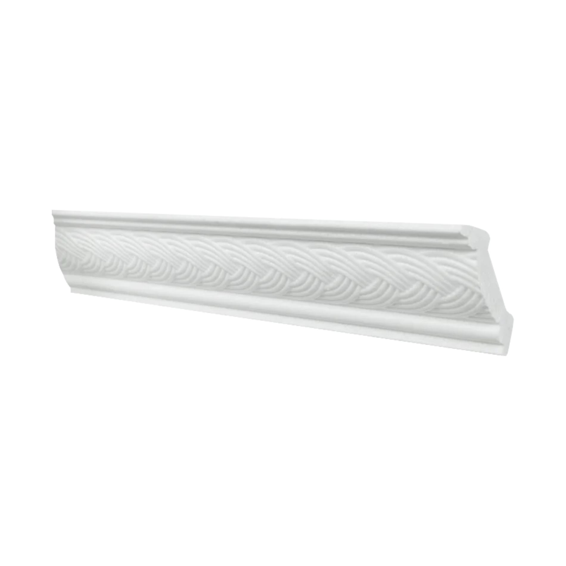 Baghete - Bagheta decorativa Marbet din polistiren B-9  53x53x2000 mm lungime 2 m culoare alb, olint.ro