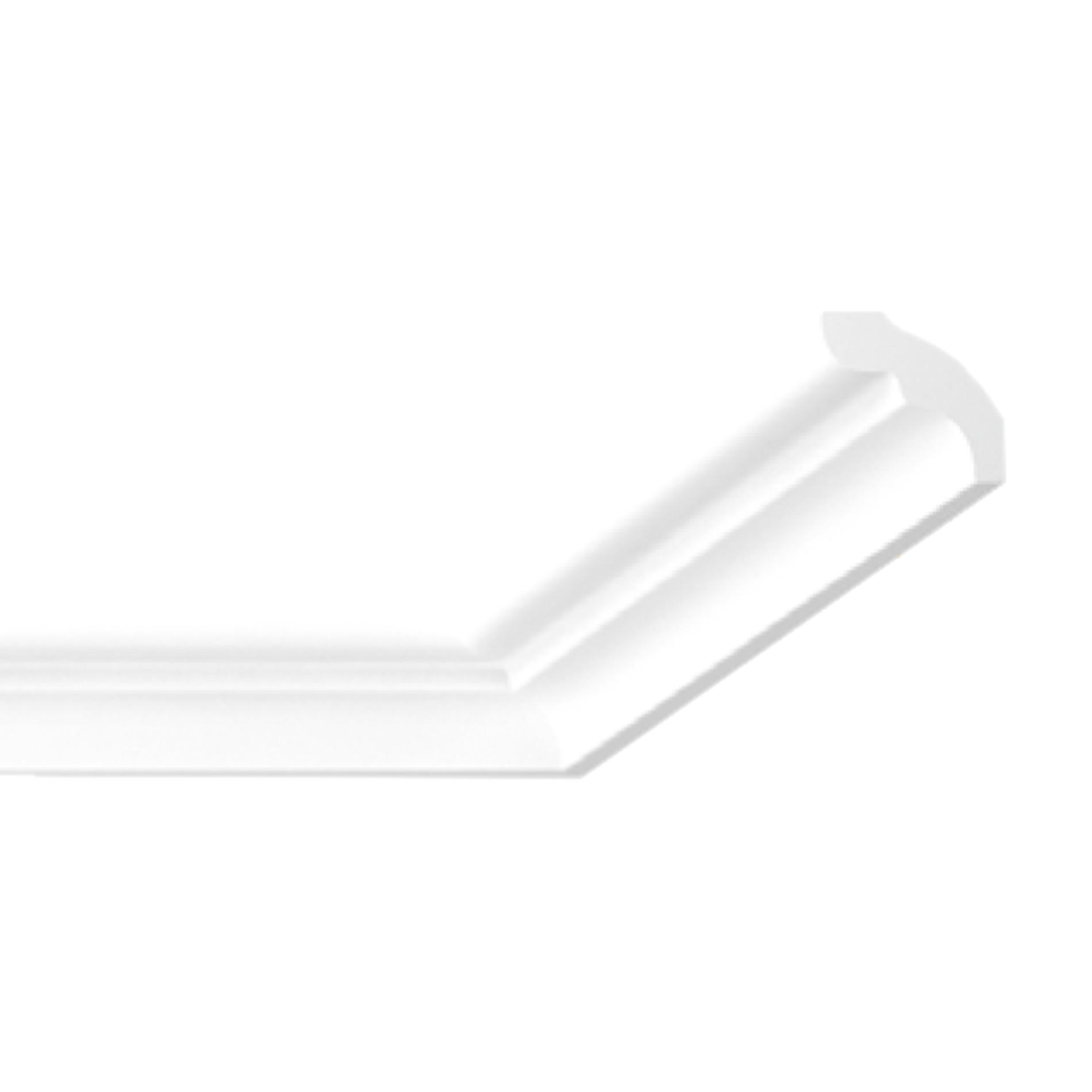 Baghete - Bagheta decorativa Marbet din polistiren Lux E-2  17x25x2000 mm lungime 2 m culoare alb, olint.ro