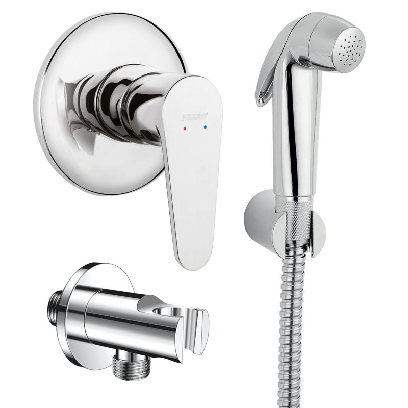 Baie - Baterie ingropata cu set dus igienic ALGEO BAG7PA-SET1, olint.ro