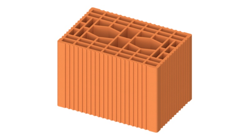 Bloc zidarie ceramic ( caramida) Brikston GVUSOR365 pentru constructie ziduri exterioare grosime 24 sau 36.5 cm