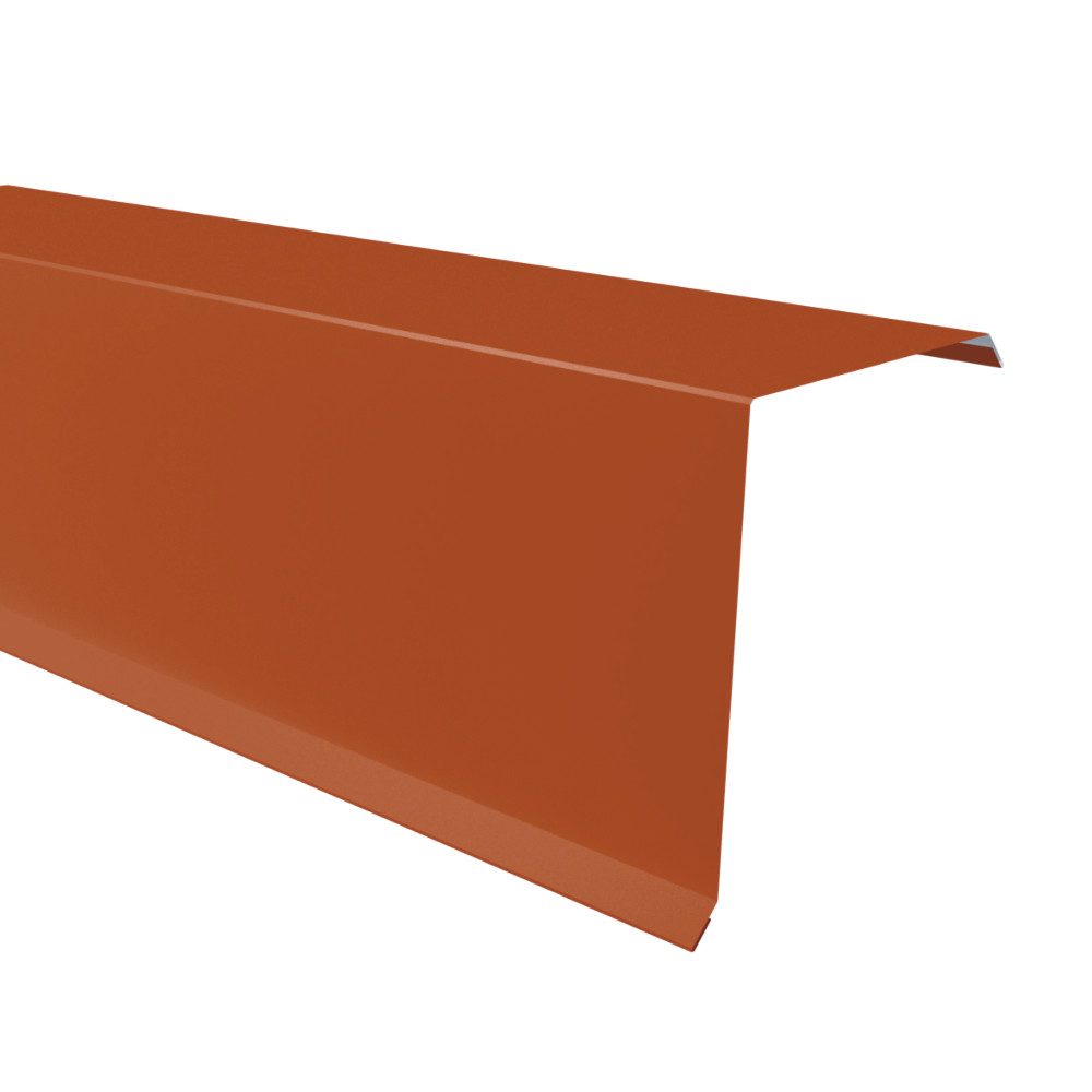 Bordura fronton mare Rufster Eco 0,45 mm grosime 8004 MS maro-cupru mat structurat