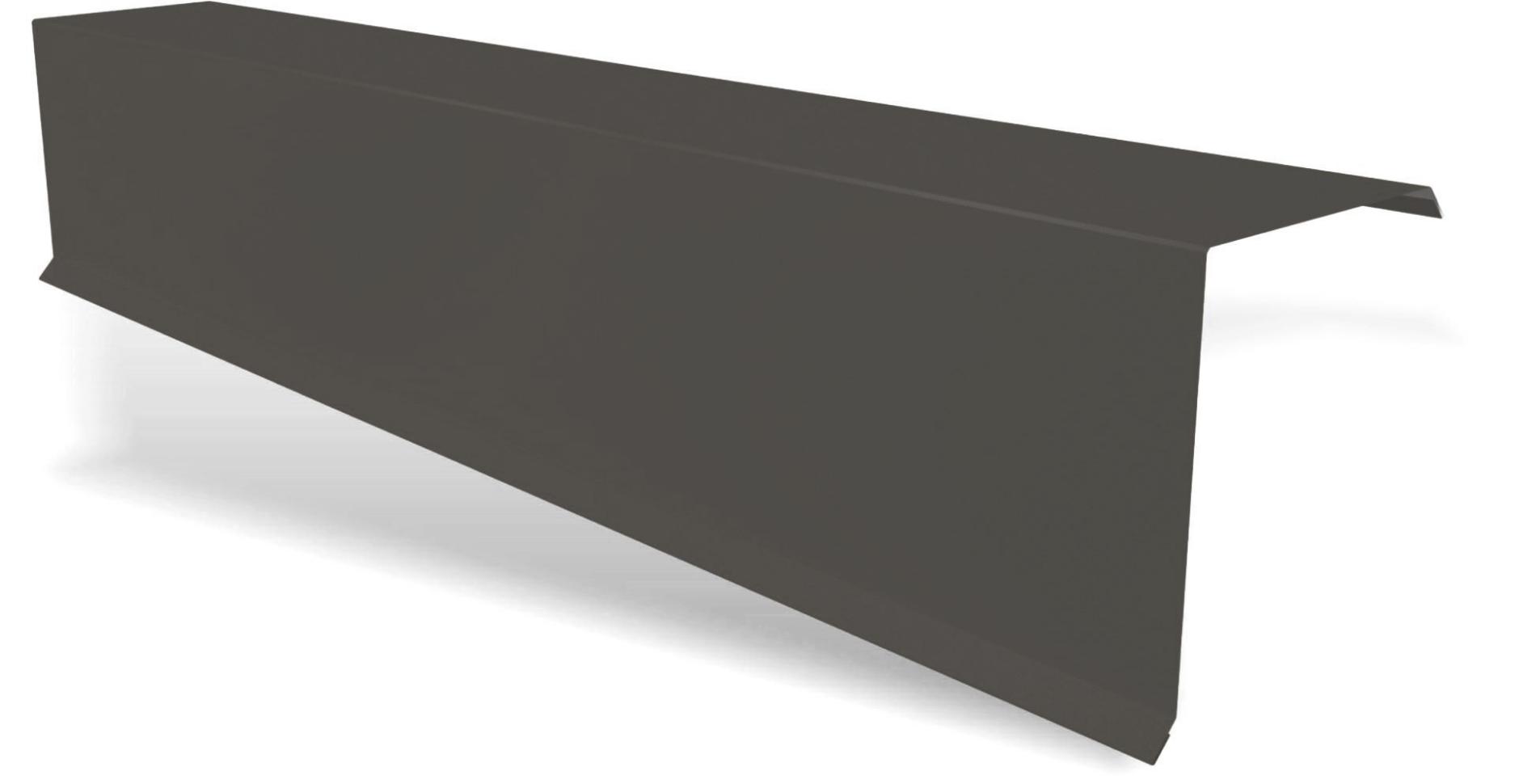 Accesorii acoperis - Bordura fronton standard Rufster Premium 0,5 mm grosime, 7024 gri-grafit lucios, olint.ro