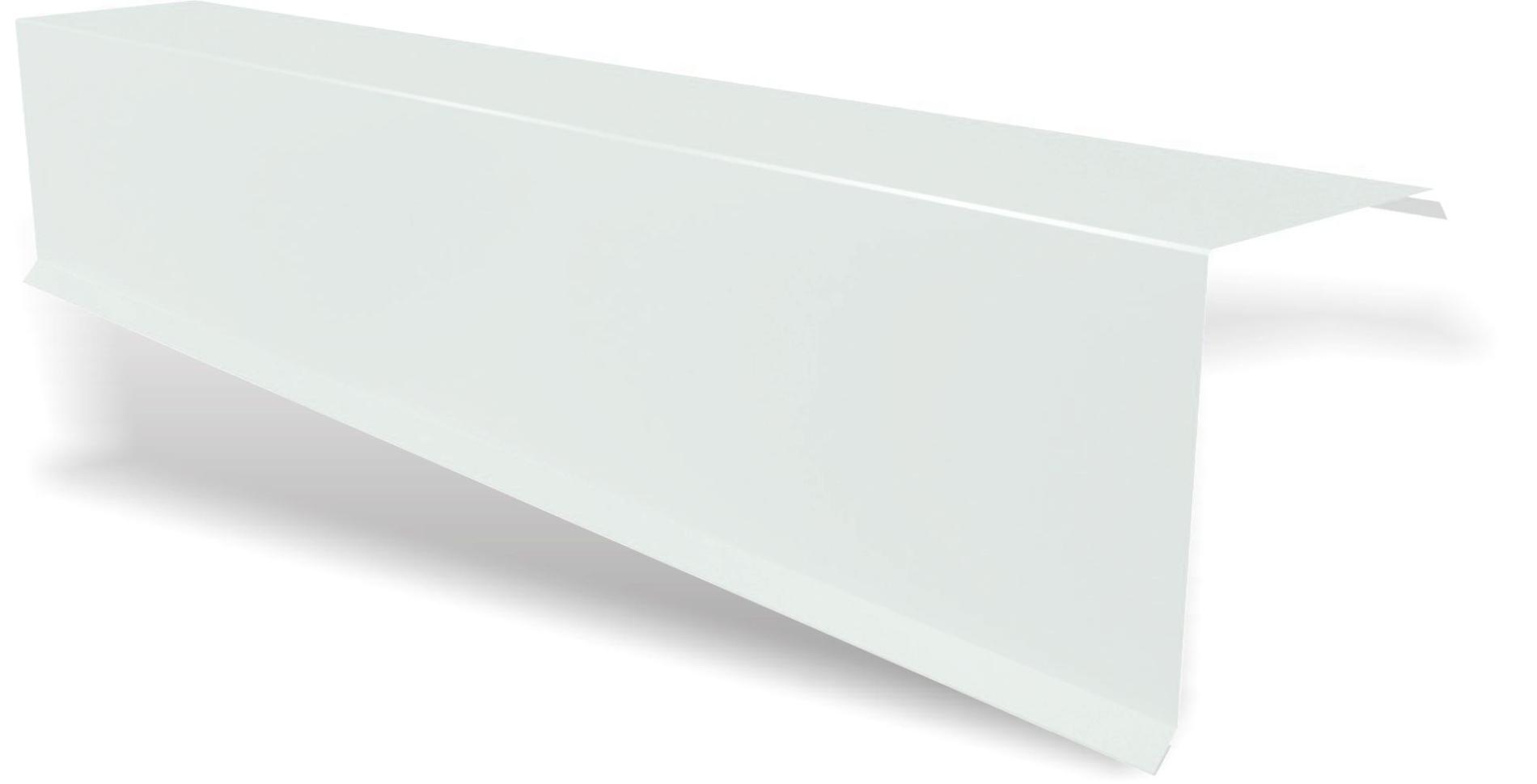 Accesorii acoperis - Bordura fronton standard Rufster Premium 0,5 mm grosime, 9002 alb lucios, olint.ro