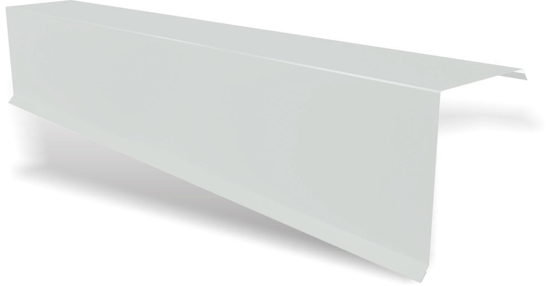 Accesorii acoperis - Bordura fronton standard Rufster Premium 0,5 mm grosime, 9006 gri aluminiu lucios, olint.ro