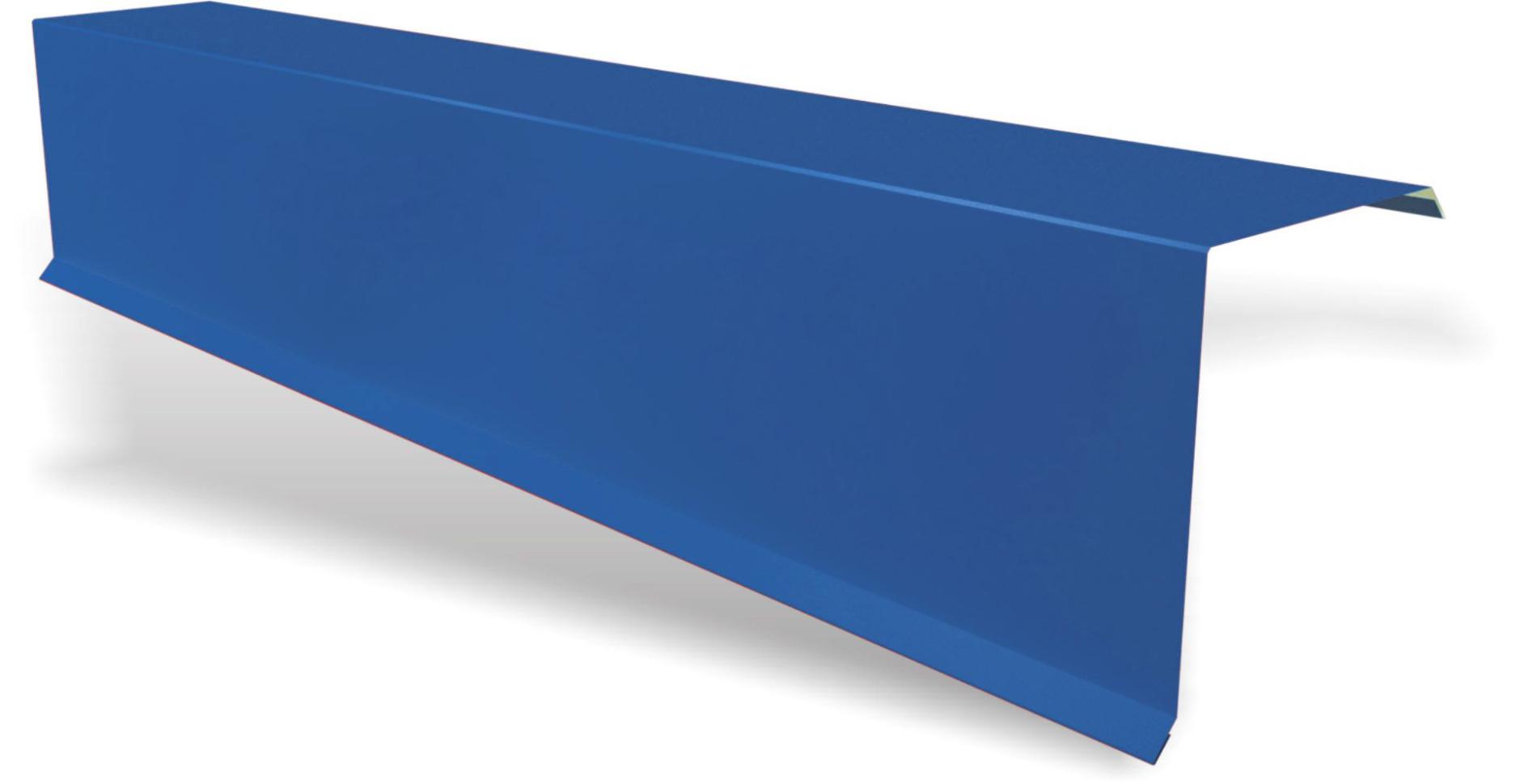 Accesorii acoperis - Bordura fronton standard Rufster Premium 0,5 mm grosime, 5010 MS albastru mat structurat, olint.ro
