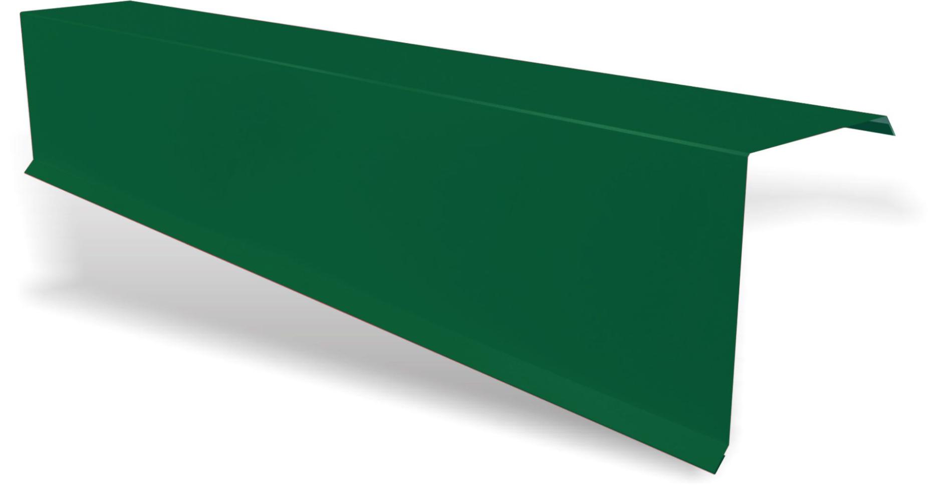 Accesorii acoperis - Bordura fronton standard Rufster Premium 0,5 mm grosime, 6005 MS verde mat structurat, olint.ro