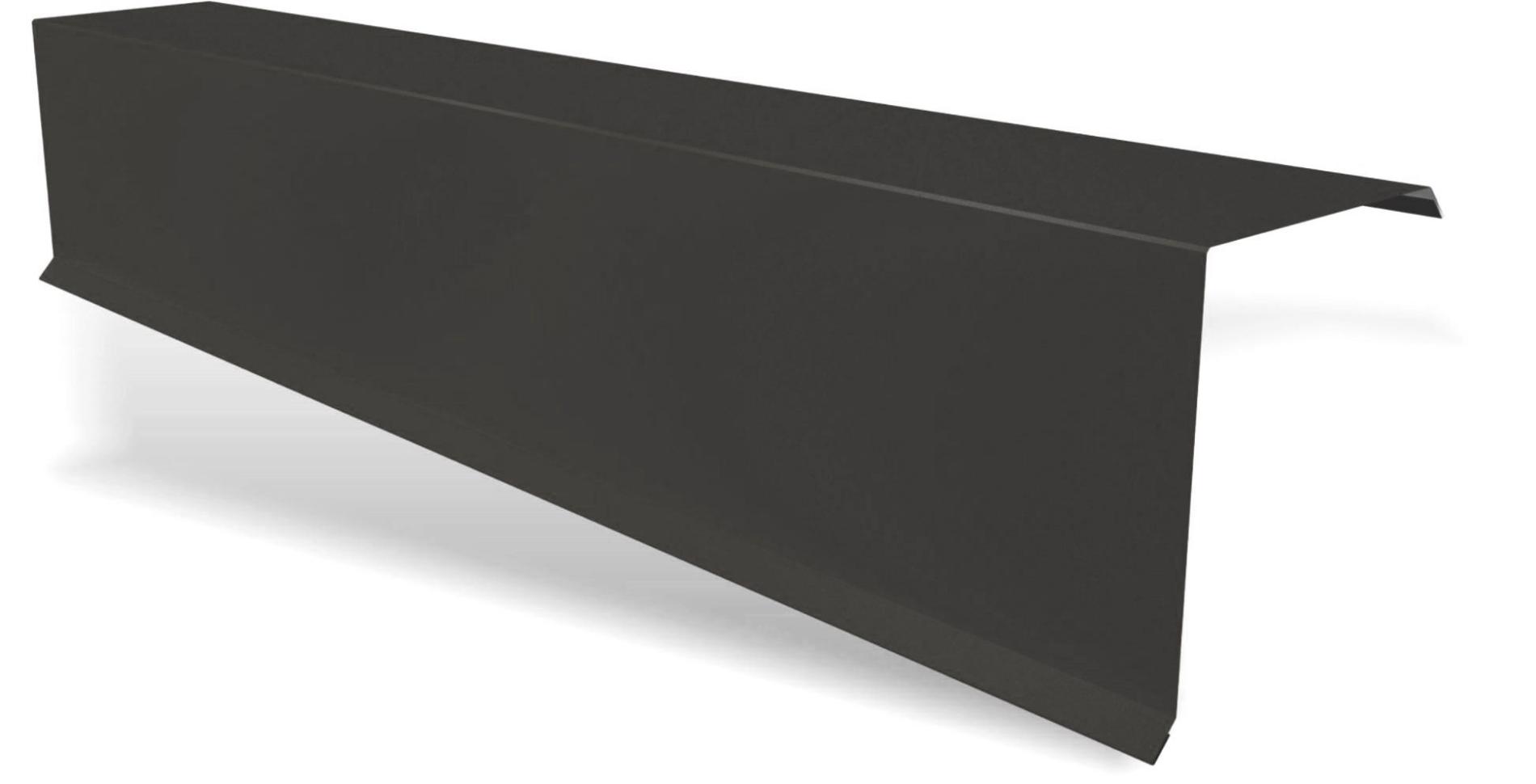 Accesorii acoperis - Bordura fronton standard Rufster Premium 0,5 mm grosime, 7016 MPR gri-antracit super-poliester, olint.ro