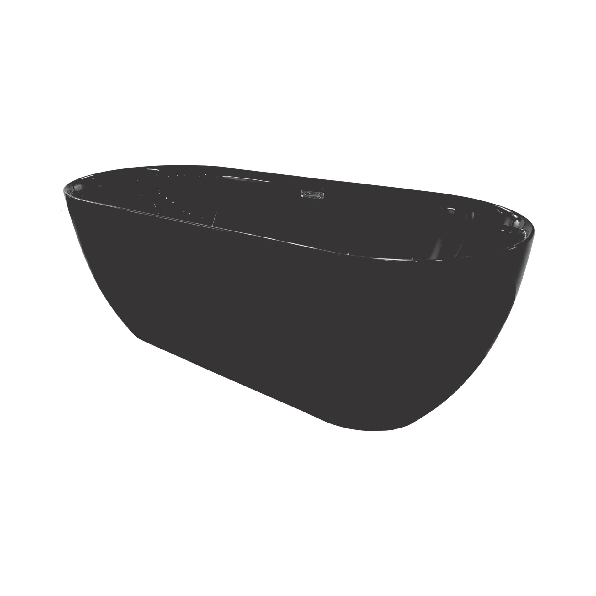 Cada Freestanding AP248, dimensiune 170 x 75 x 58 cm, culoare neagra