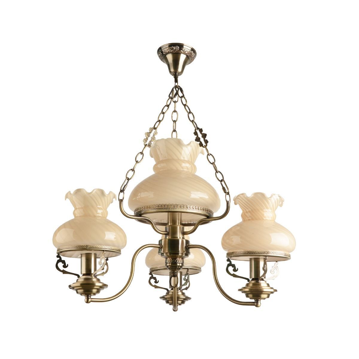 Interior - Candelabru Russet 3+1, 3 x  E27, Klausen  KL104004, olint.ro