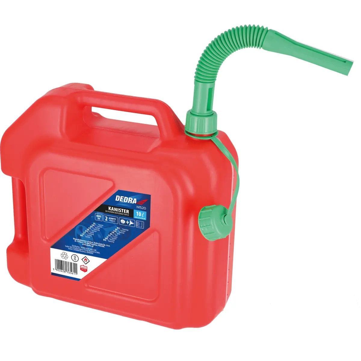 Canistra cu Palnie DEDRA N1520, 10L, Plastic Rezistent