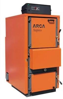 Cazan Arca Aspiro Arca 29R inox de 29 kW culoare portocalie