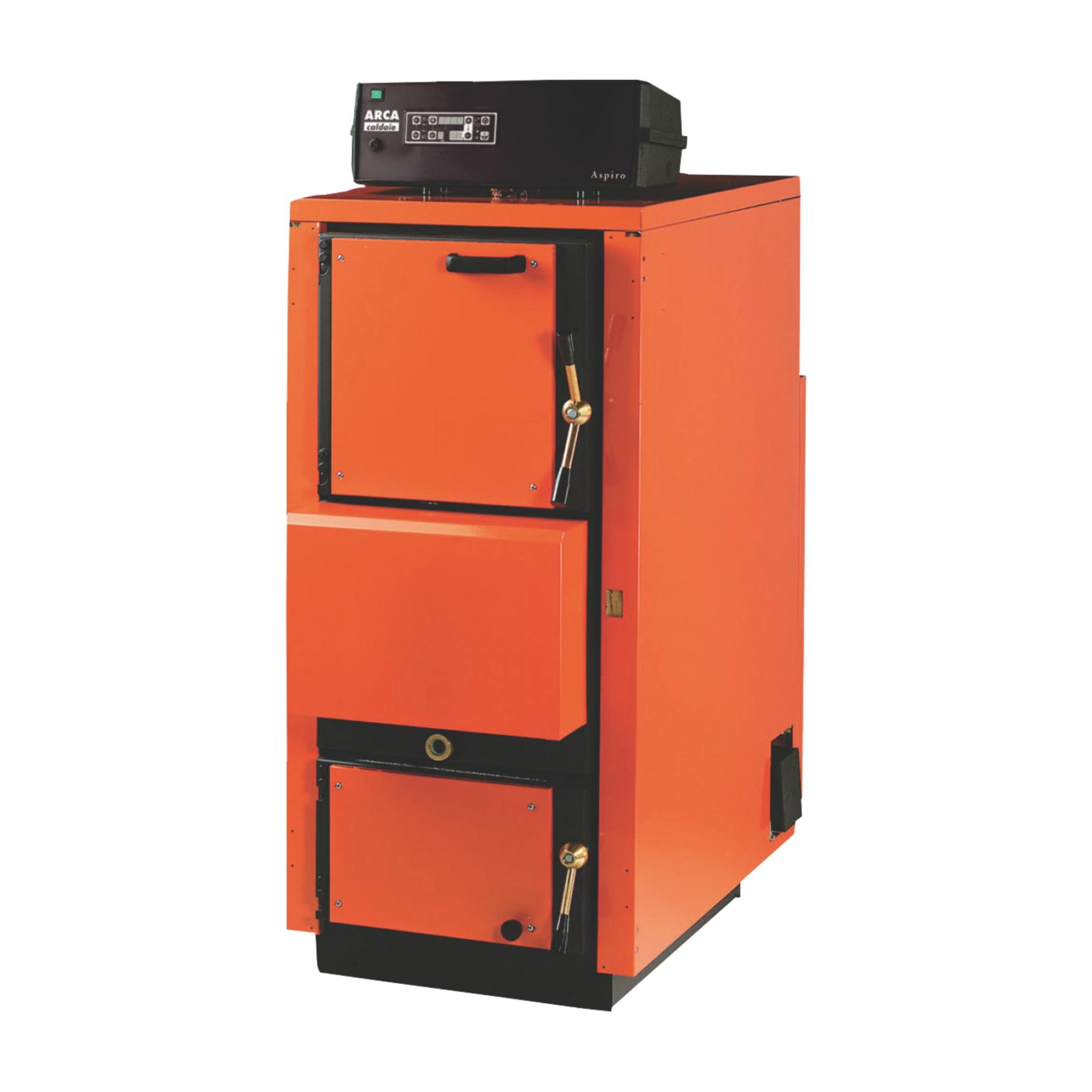 Cazan Arca Aspiro Arca Aspiro 43 inox culoare portocalie