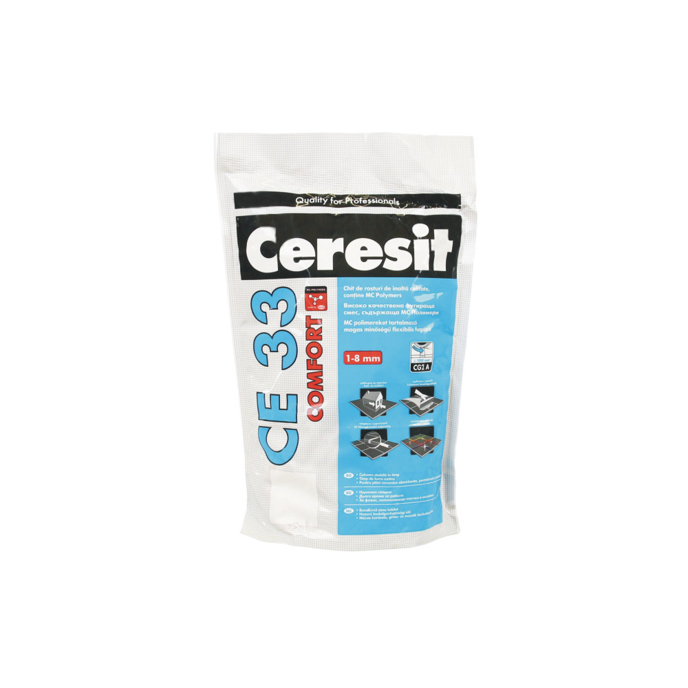 Chit de rosturi pentru gresie / faianta, interior, Ceresit CE33, Chocolate 2 kg