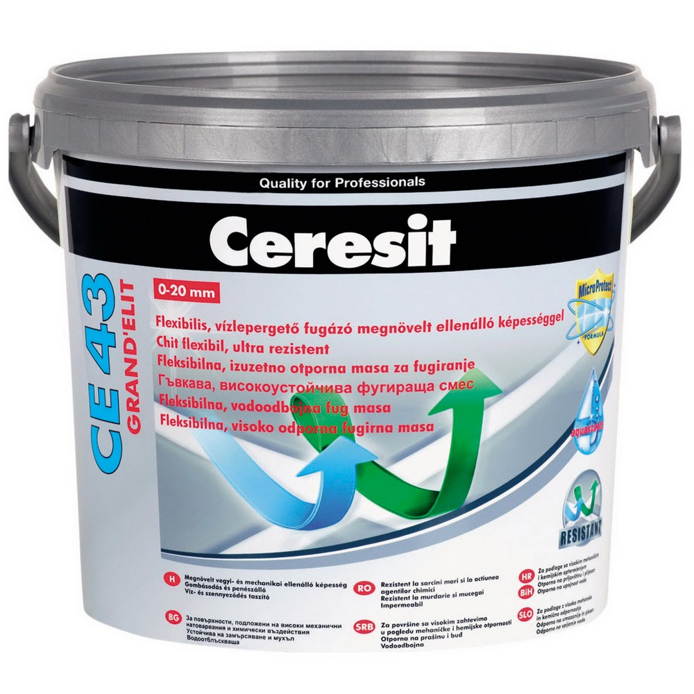 Chit de rosturi pentru gresie / faianta, interior / exterior, Ceresit CE43 Bahama 5 kg