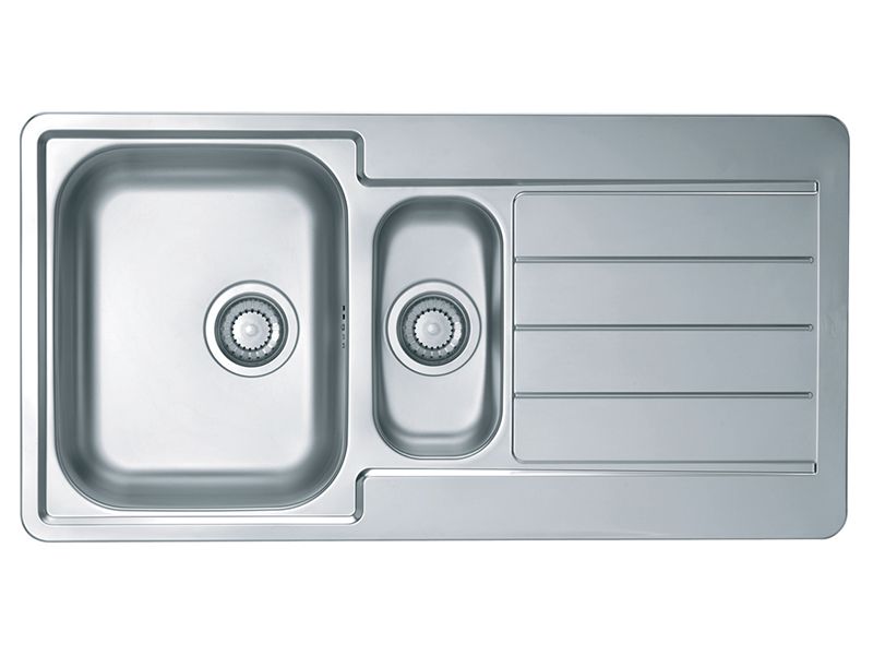 Chiuveta bucatarie inox Alveus Line 10, 98x50 cm, montaj incastrat, reversibila