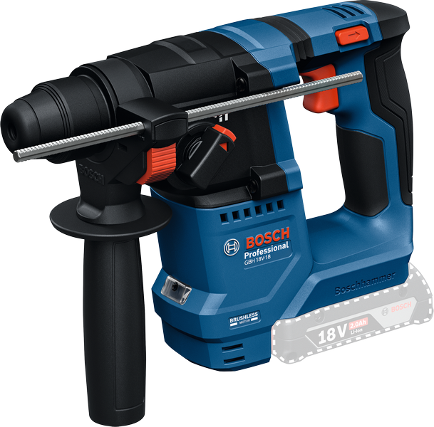 Masini de gaurit si insurubat - Ciocan rotopercutor Bosch PRO GBH 18V-18 SDS Plus, 18V, olint.ro
