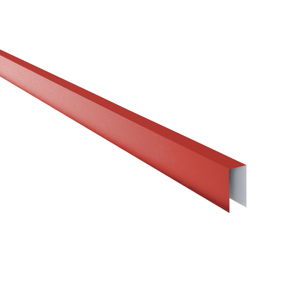 Coama pentru gard Rufster Premium 0,5 mm grosime 3011 MS rosu mat structurat