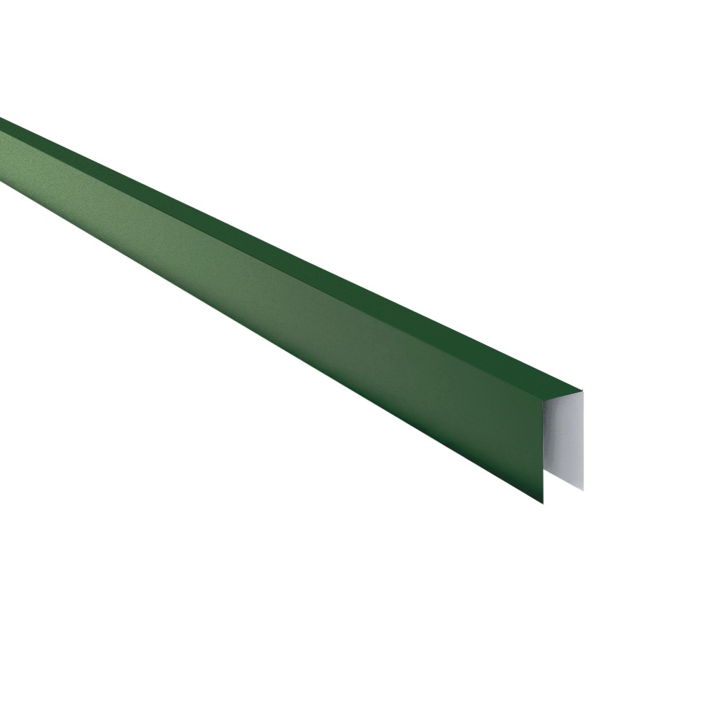 Coama pentru gard Rufster Premium 0,5 mm grosime 6020 MS verde-crom mat structurat