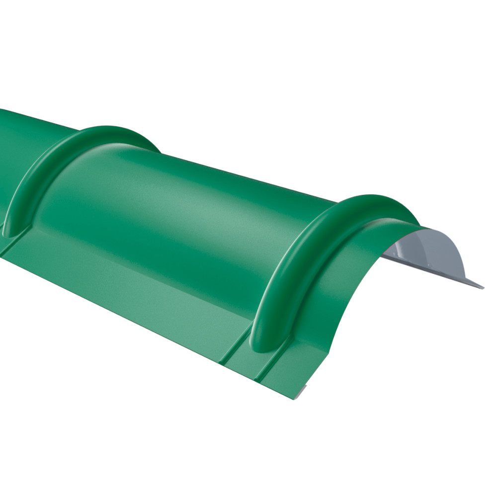 Coame pentru tigla Rufster Premium 0,5 mm grosime 6005 MS verde mat structurat