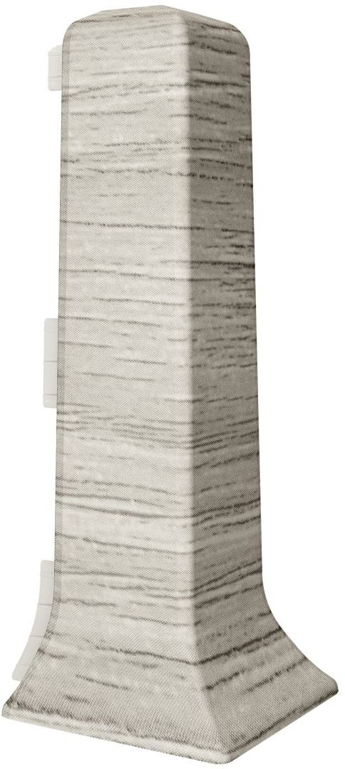 Colt exterior pentru plinta Linela 409, gri, set doua bucati