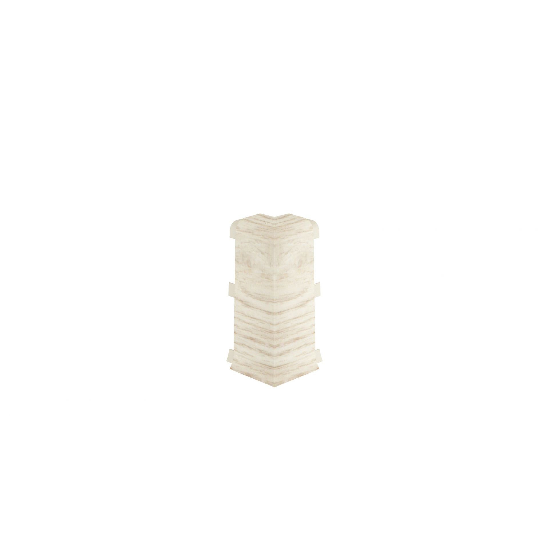 Colt exterior pentru plinta Vox 604 inaltime 6.6 cm culoare Platan Bianco