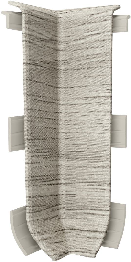 Colt interior pentru plinta Linela 409, gri, set doua bucati
