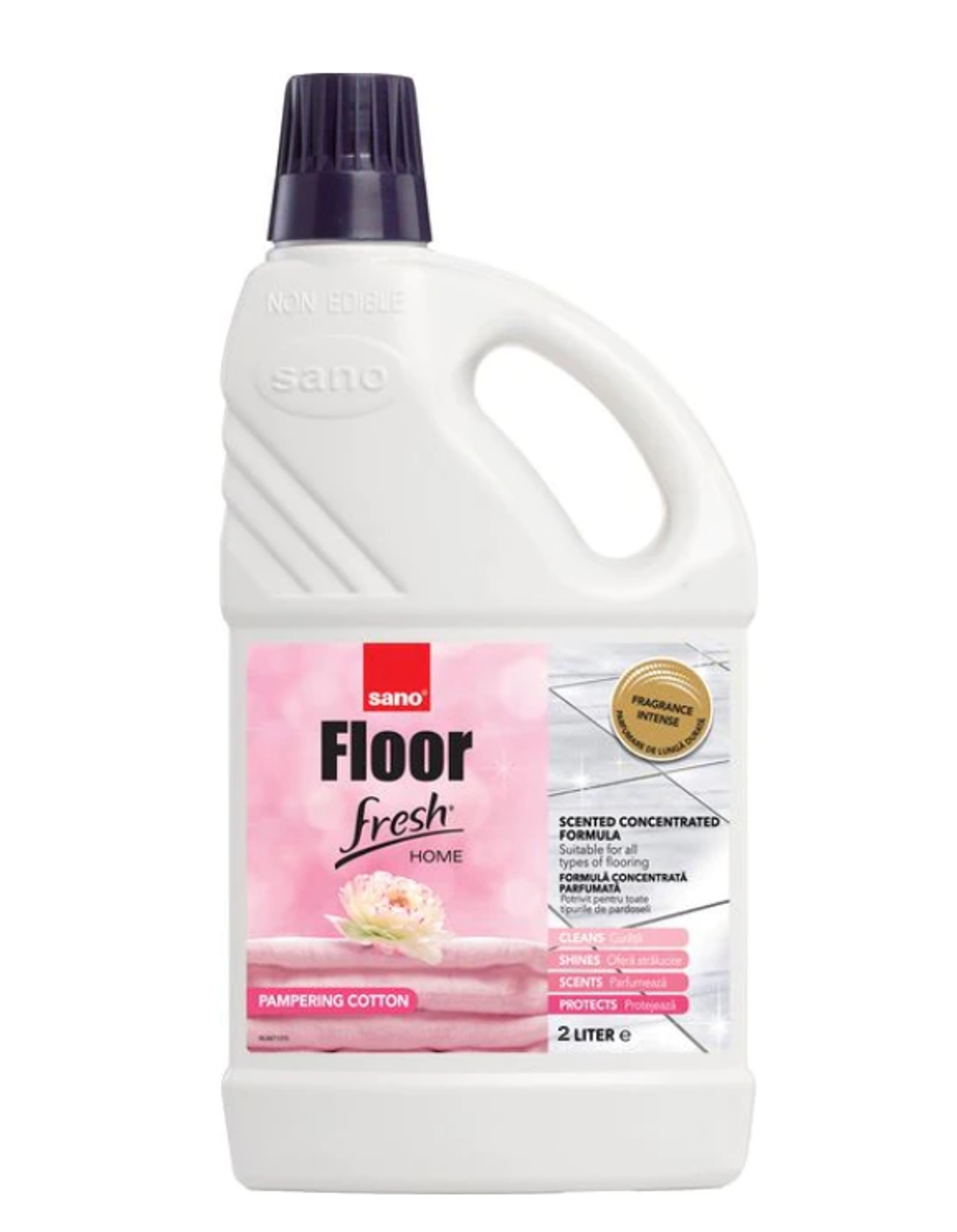 Detergent pardoseli concentrat, Sano Floor Fresh Home Cotton, ambalare  2 L