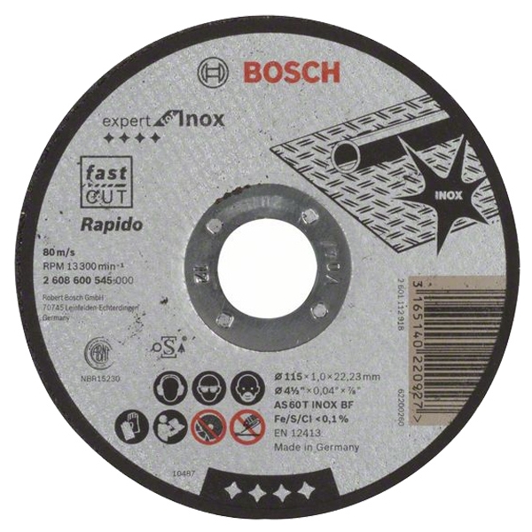 Disc Bosch taiere inox 115x1