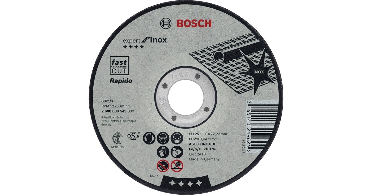 Disc Bosch taiere inox 125x1