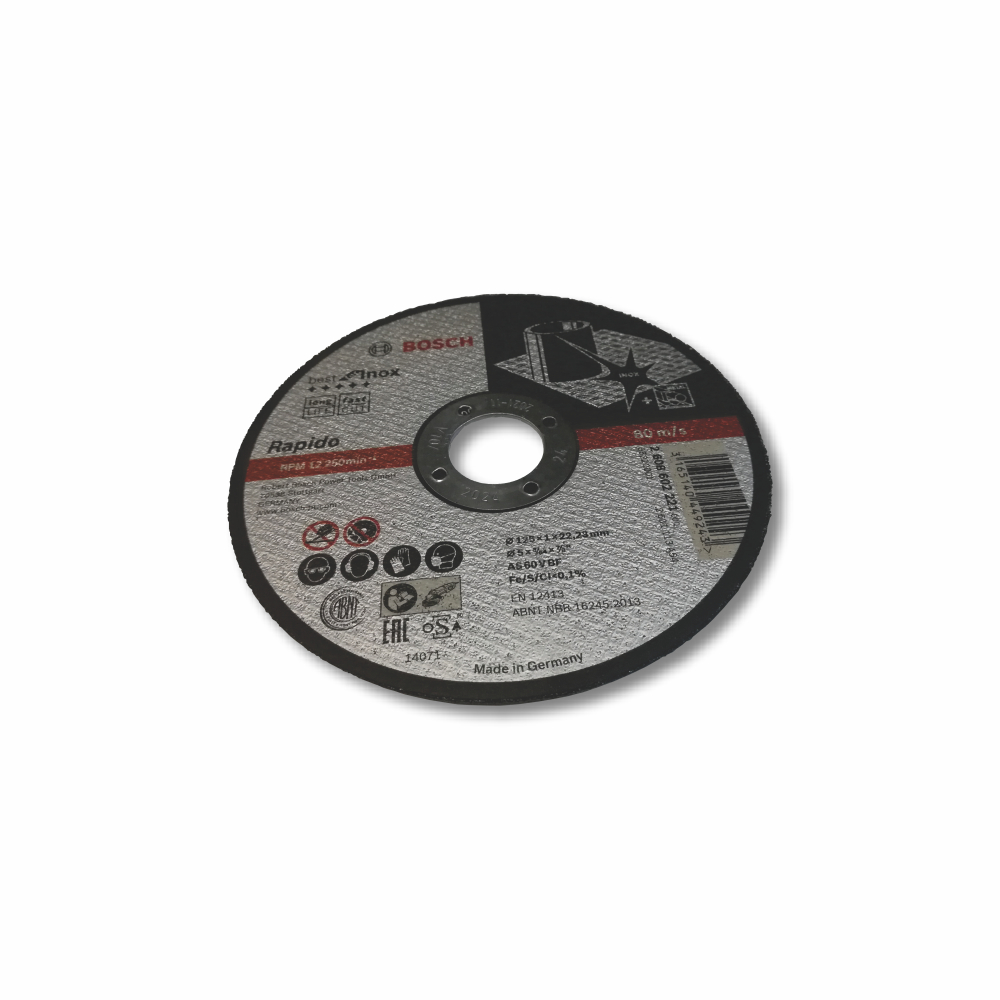 Disc de taiere pentru inox, Bosch 125 X 1 mm