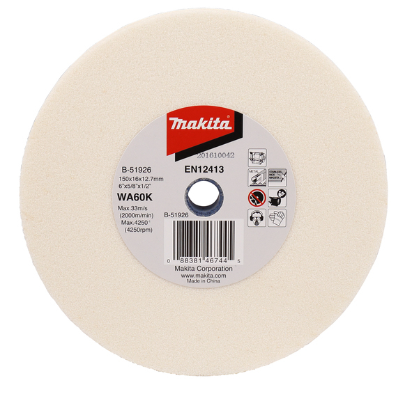 Consumabile - Disc polizat Makita B-51926 150x16x12.7 mm WA60K, olint.ro