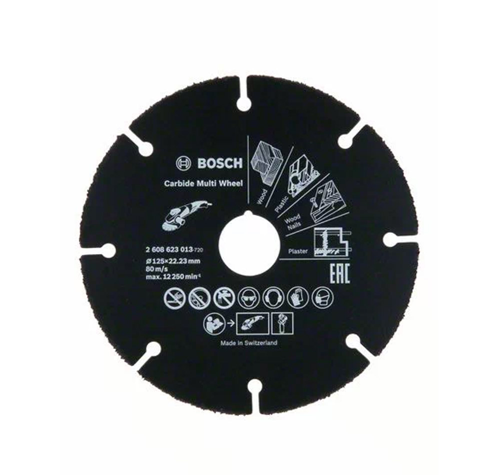 Disc segmentat Bosch pentru materiale de constructii Carbide Multi D125