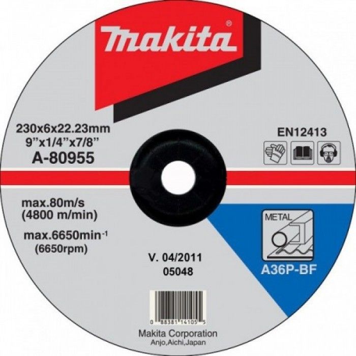 Disc slefuire Makita otel 230x6 A-80955