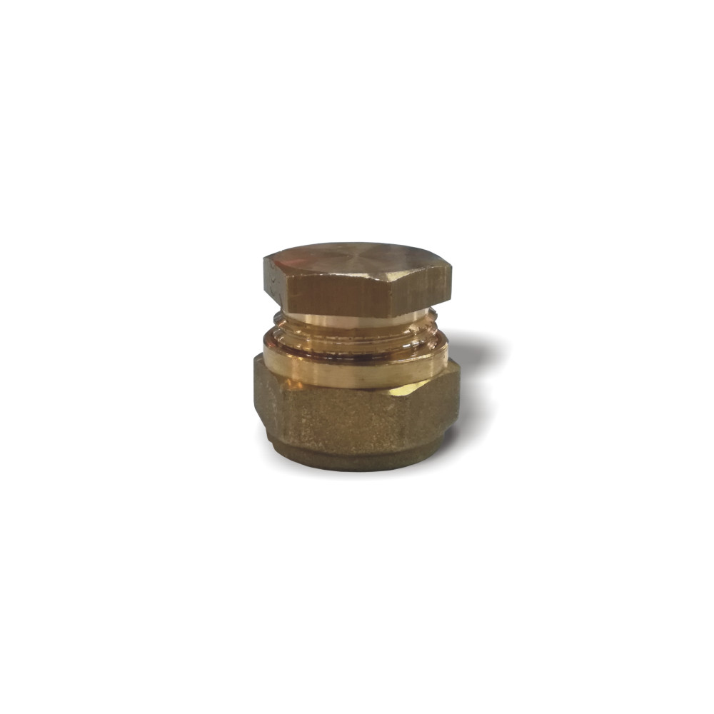 Dop compresie cupru Tiemme rapid D15 diametru 15 mm culoare bronz