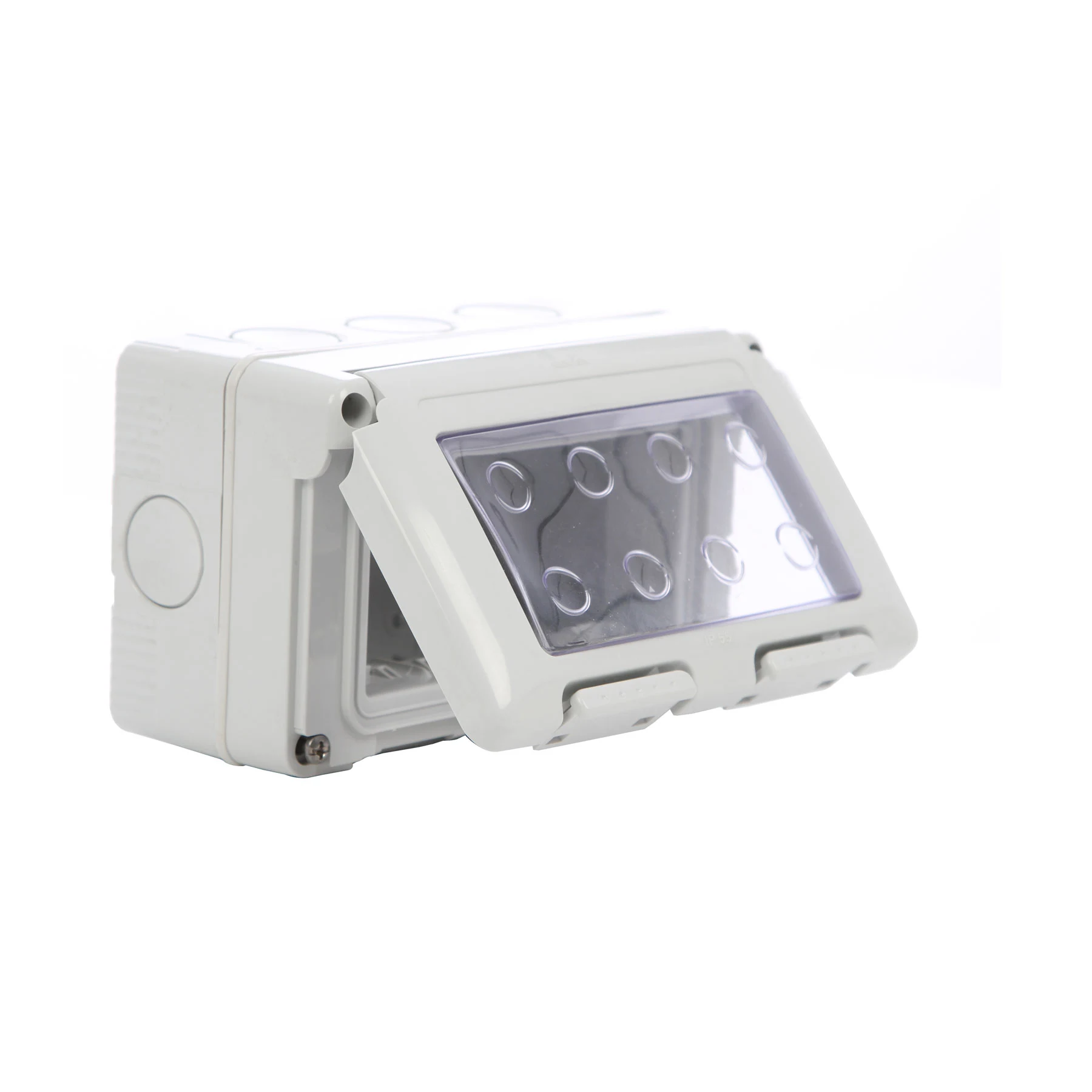 Infrastructura - Doza modulara, aparenta, Gewiss GW27044, 4 module, grad de protectie IP55, olint.ro