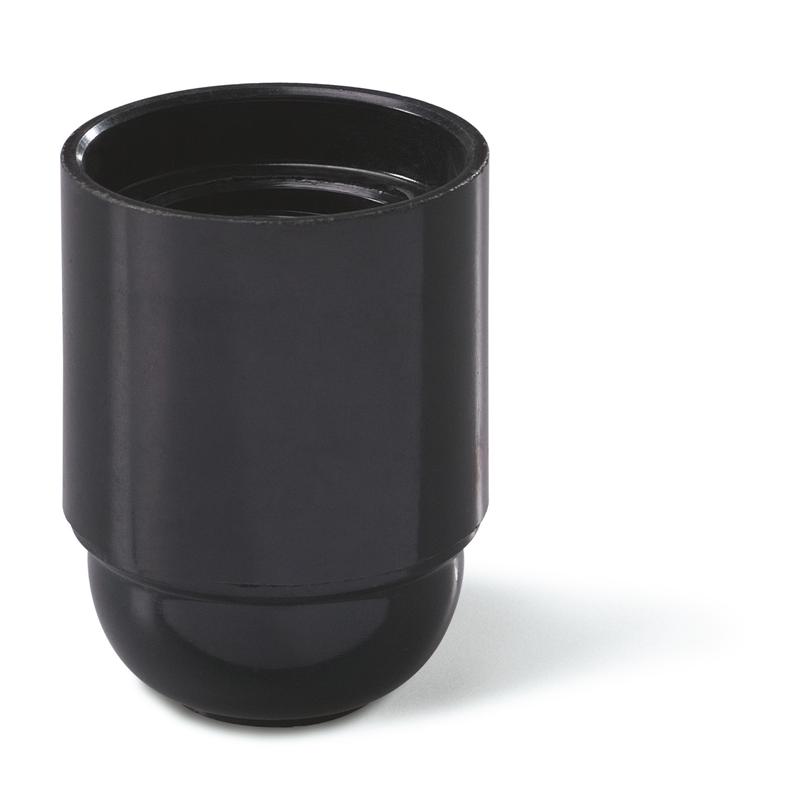 Conectica - Dulie bachelita E27, Scame 190.6000LN, culoare neagra, olint.ro