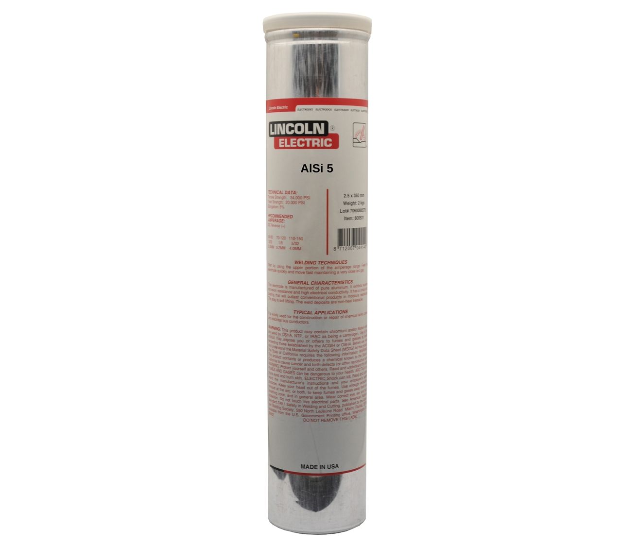 Consumabile - Electrozi sudura aluminiu, 2.5 x 350 mm, olint.ro