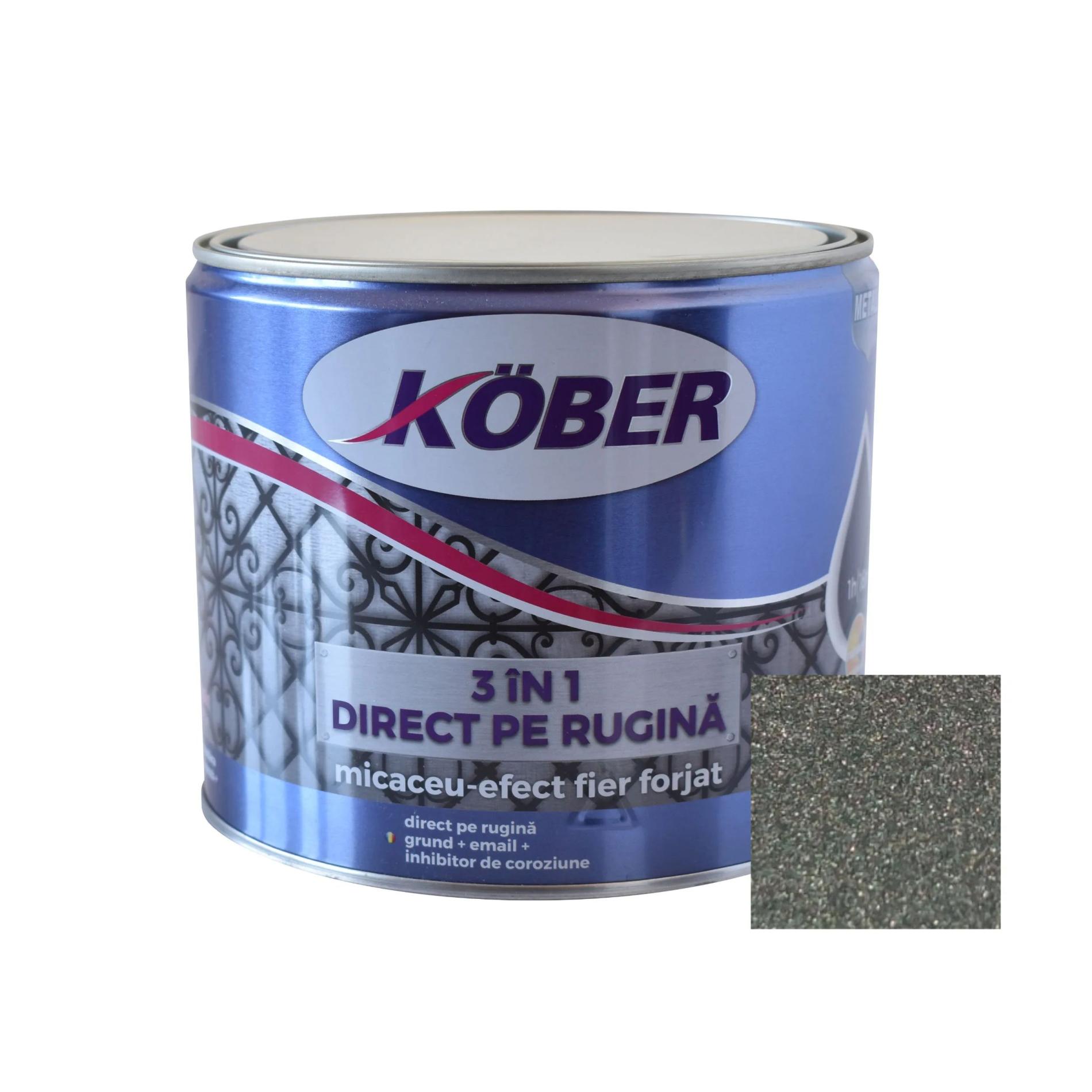 Email cu efect de fier forjat, ambalare 2.5 L, culoare gri fumuriu