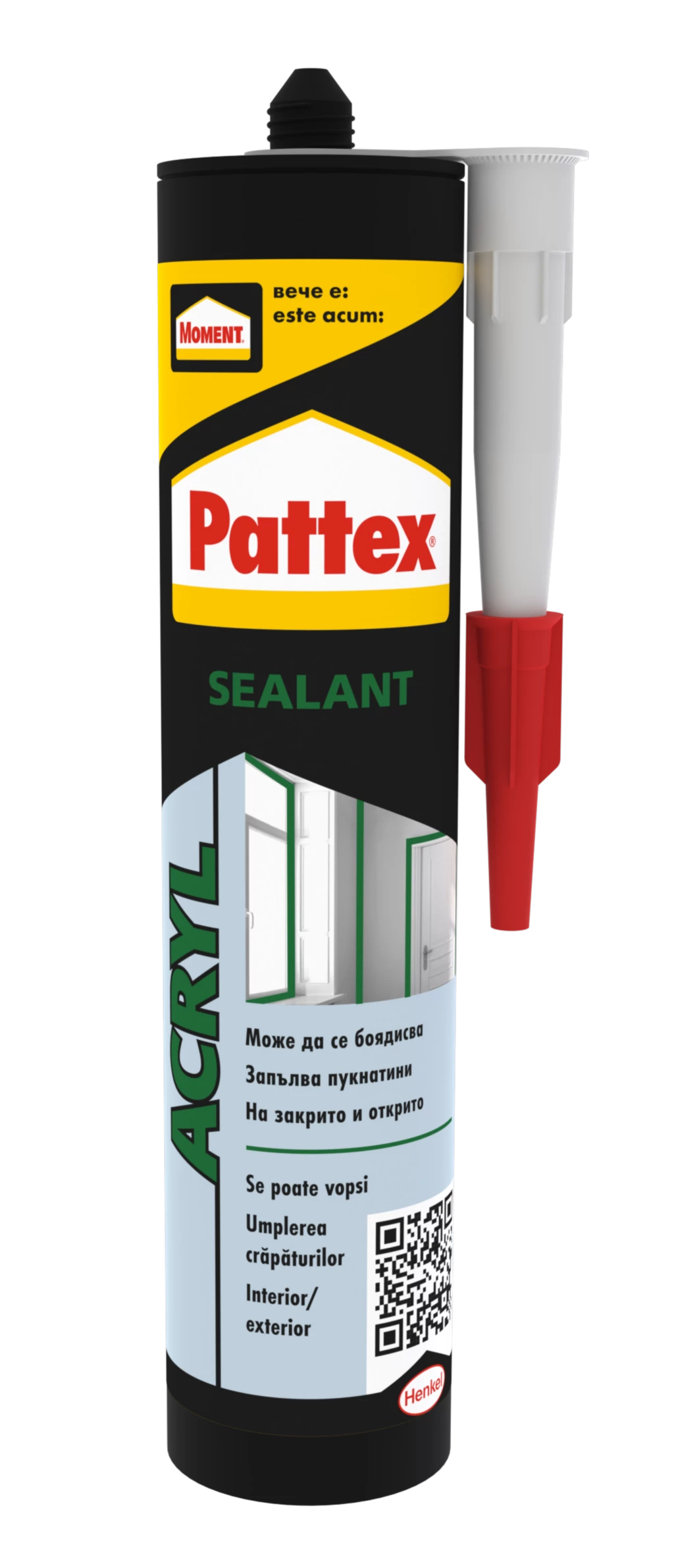 Adezivi & Siliconi - Etansant acrilic Pattex pentru pereti si tavane, alb, 280 ml, olint.ro