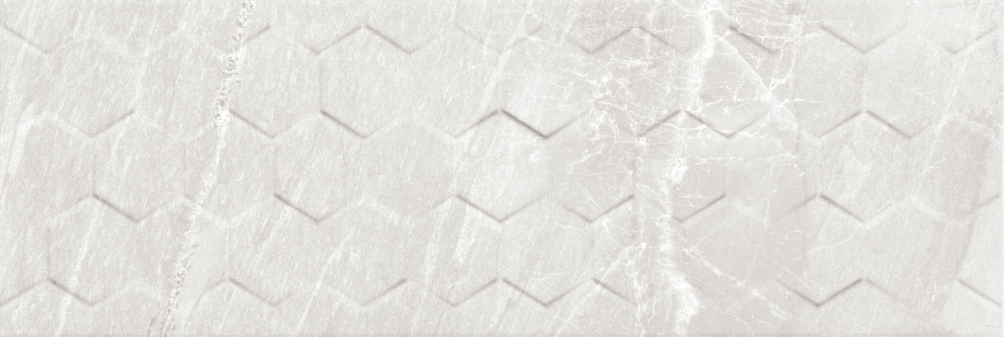 Faianta baie / bucatarie Malaga White Hexagon 25X75