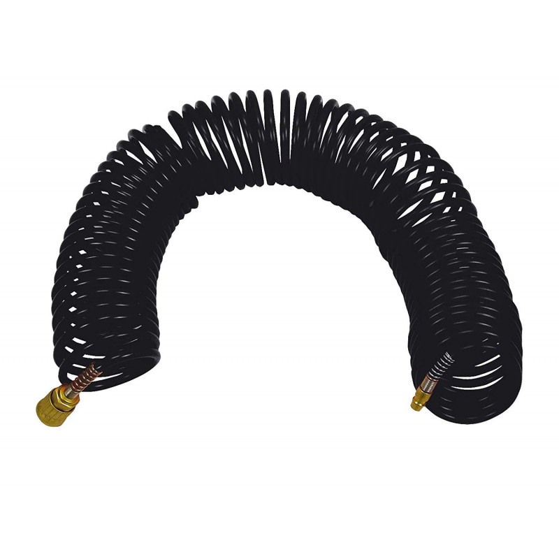 Furtun Spiralat Aer Stanley 15m cu Cuple Rapide