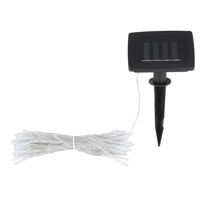 Exterior - Ghirlanda luminoasa LED solar 10 m 50xLED 2.4V IP44 Globo 33700-50, olint.ro