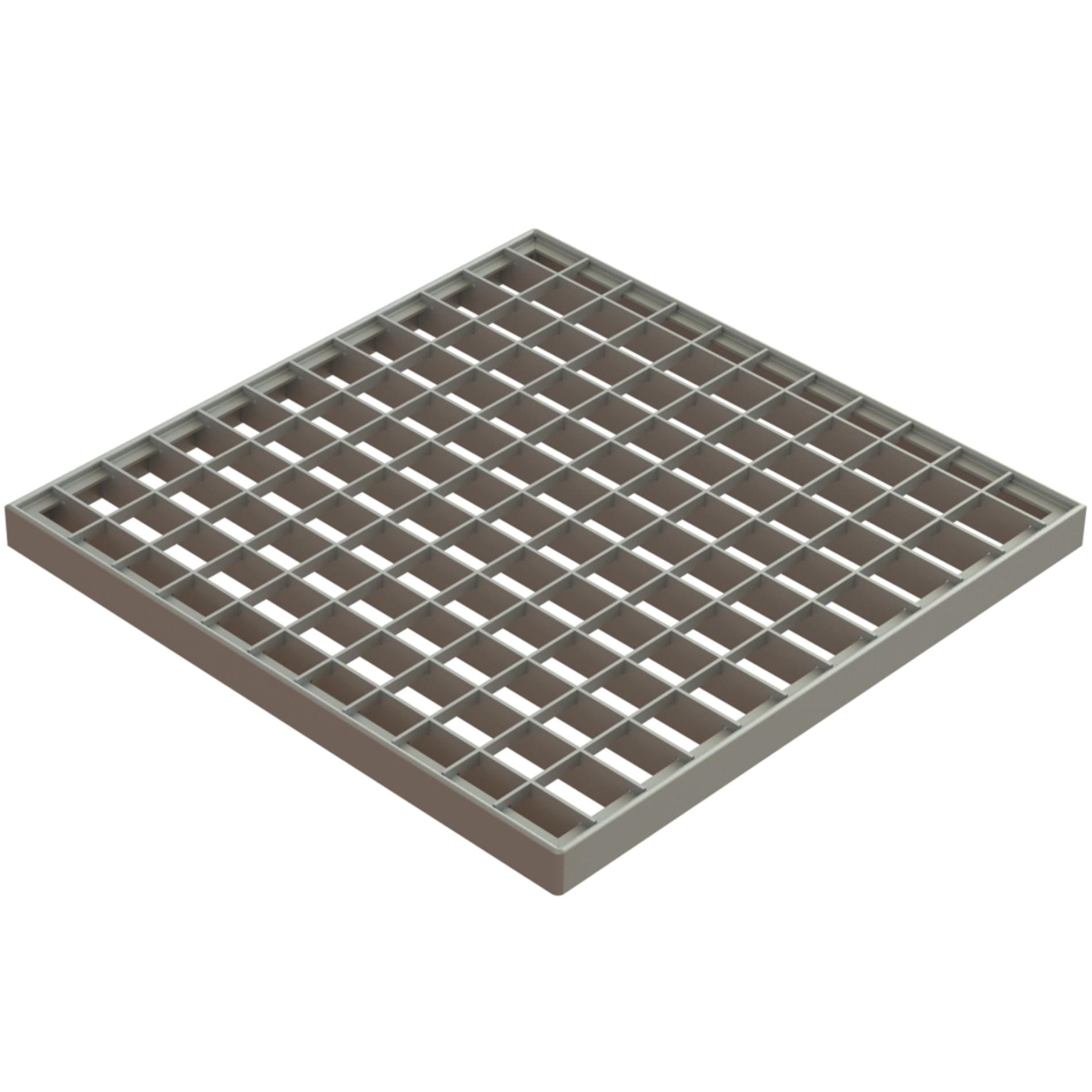 Camine PVC - Gratar camin zincat 400x400 A15, tip grila, olint.ro
